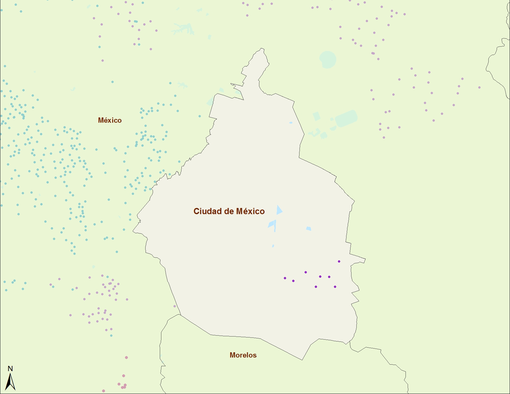 Mapa Ciudad De México