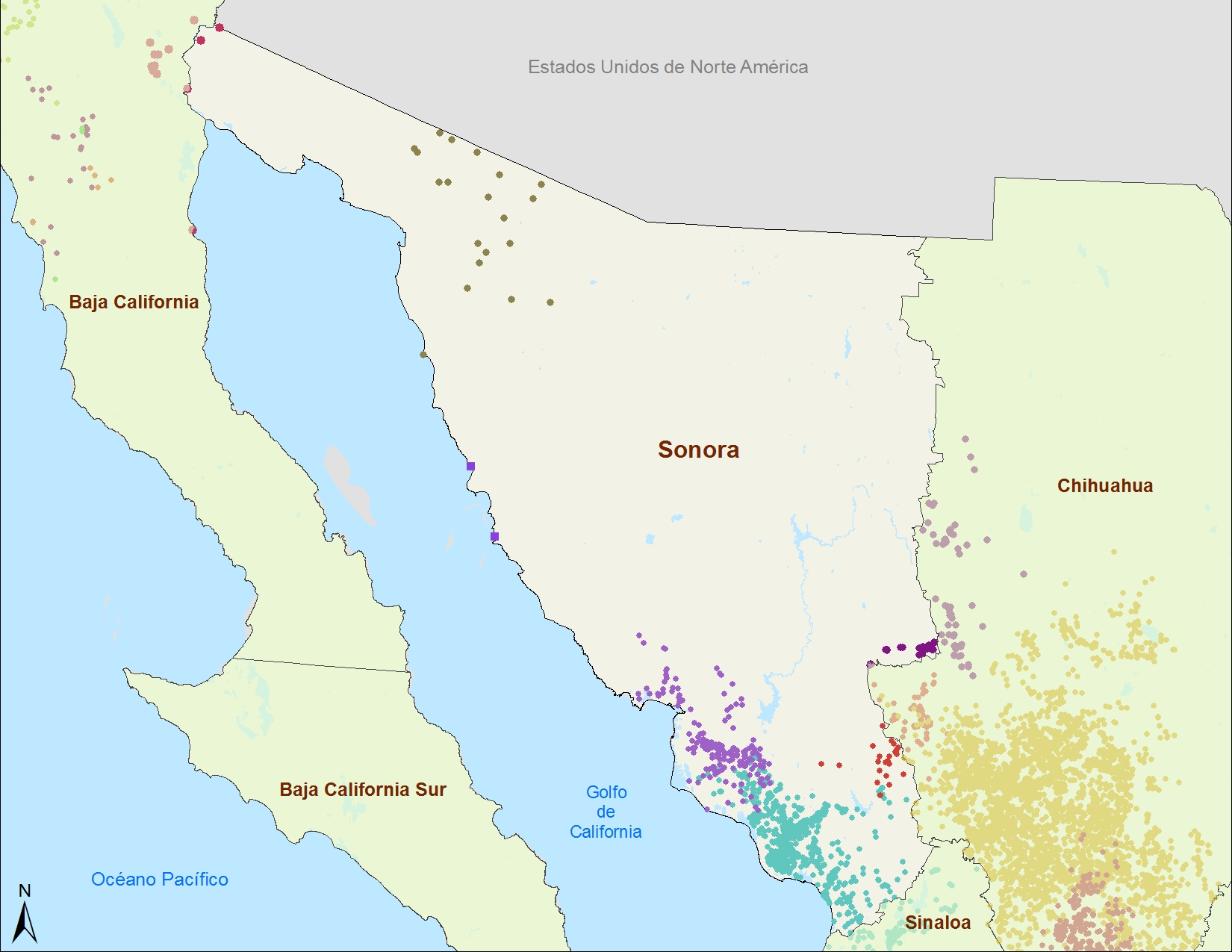 Mapa Sonora