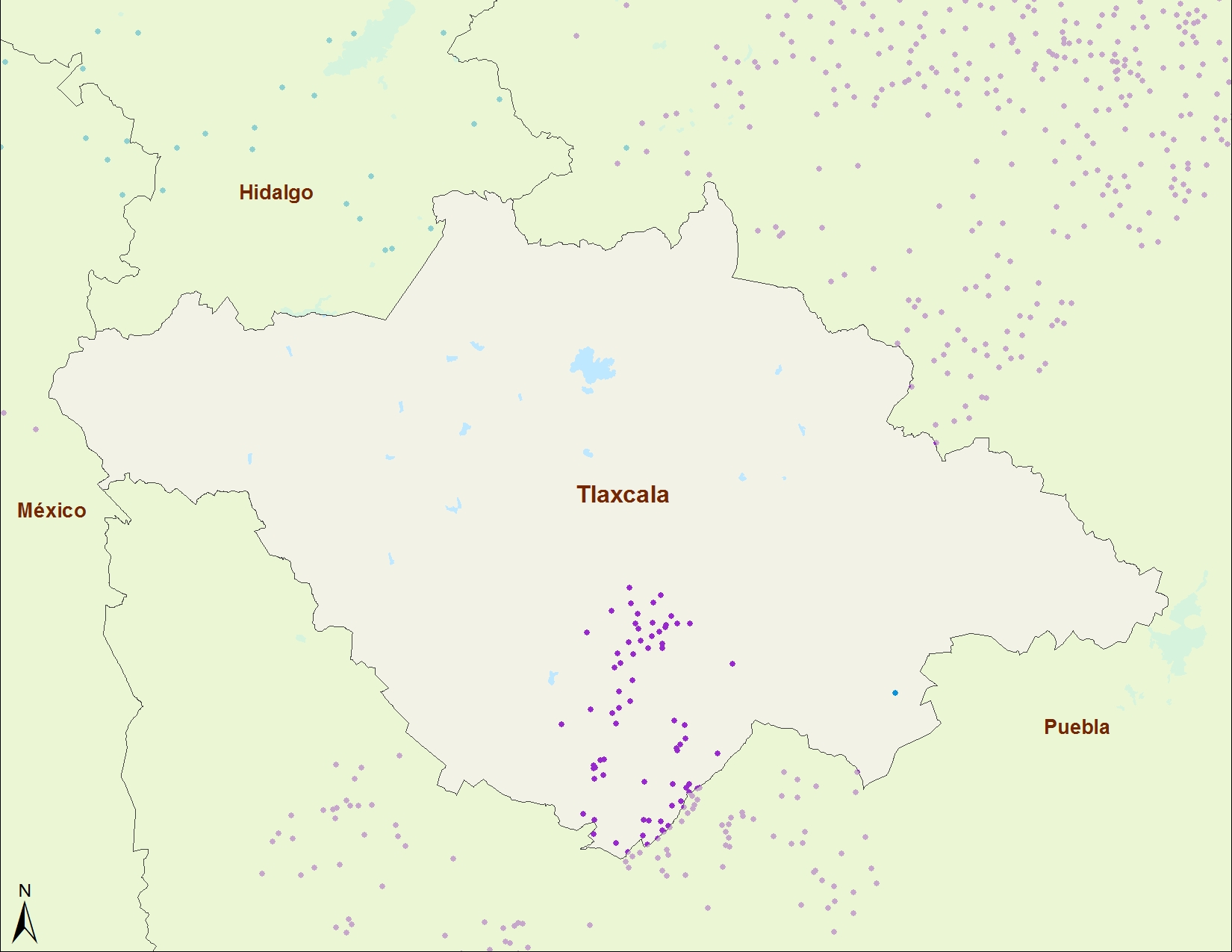 Mapa Tlaxcala