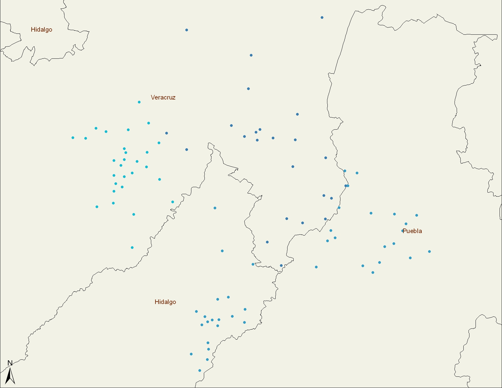 Mapa Lhima’alhꞋ / Lhimasipij (tepehua)