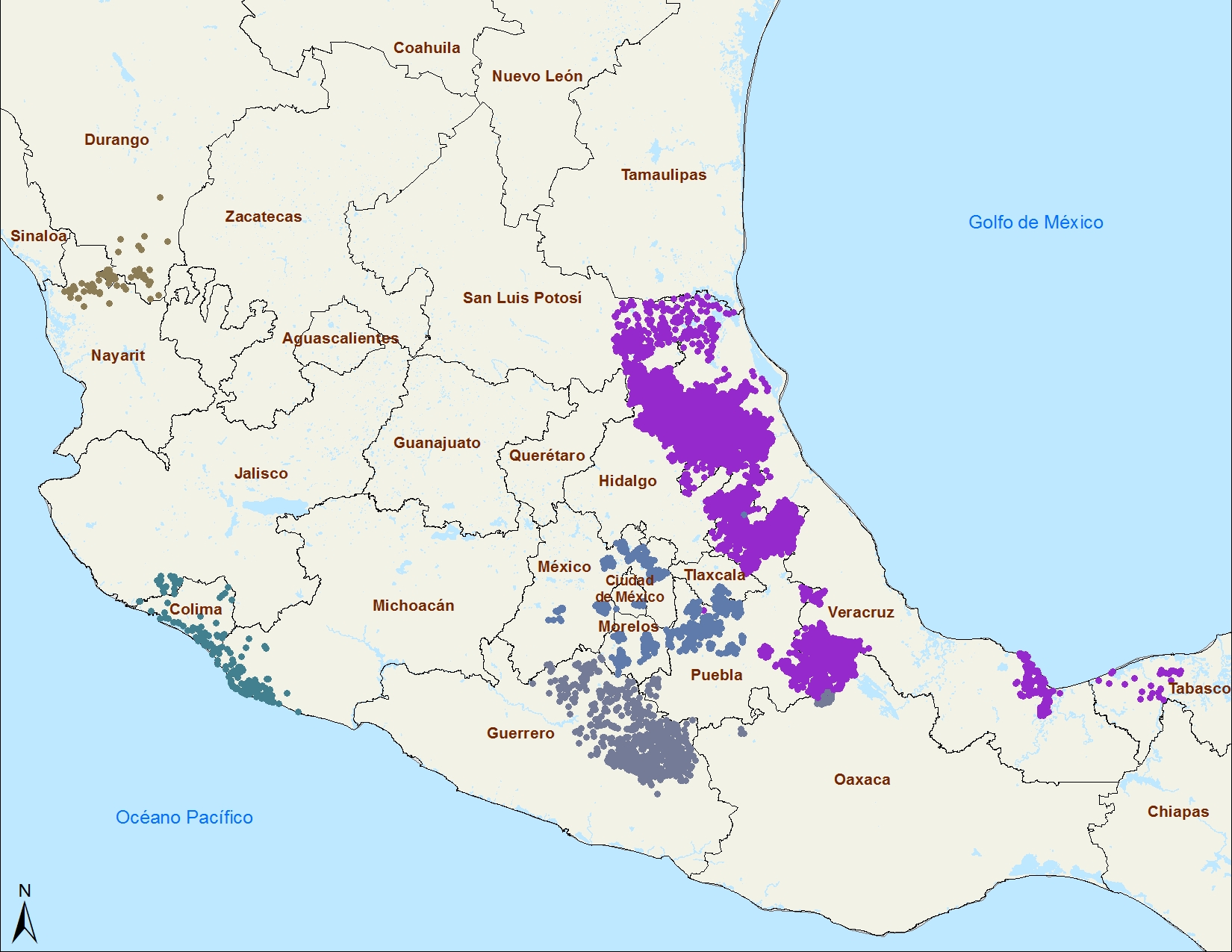 Mapa Náhuatl